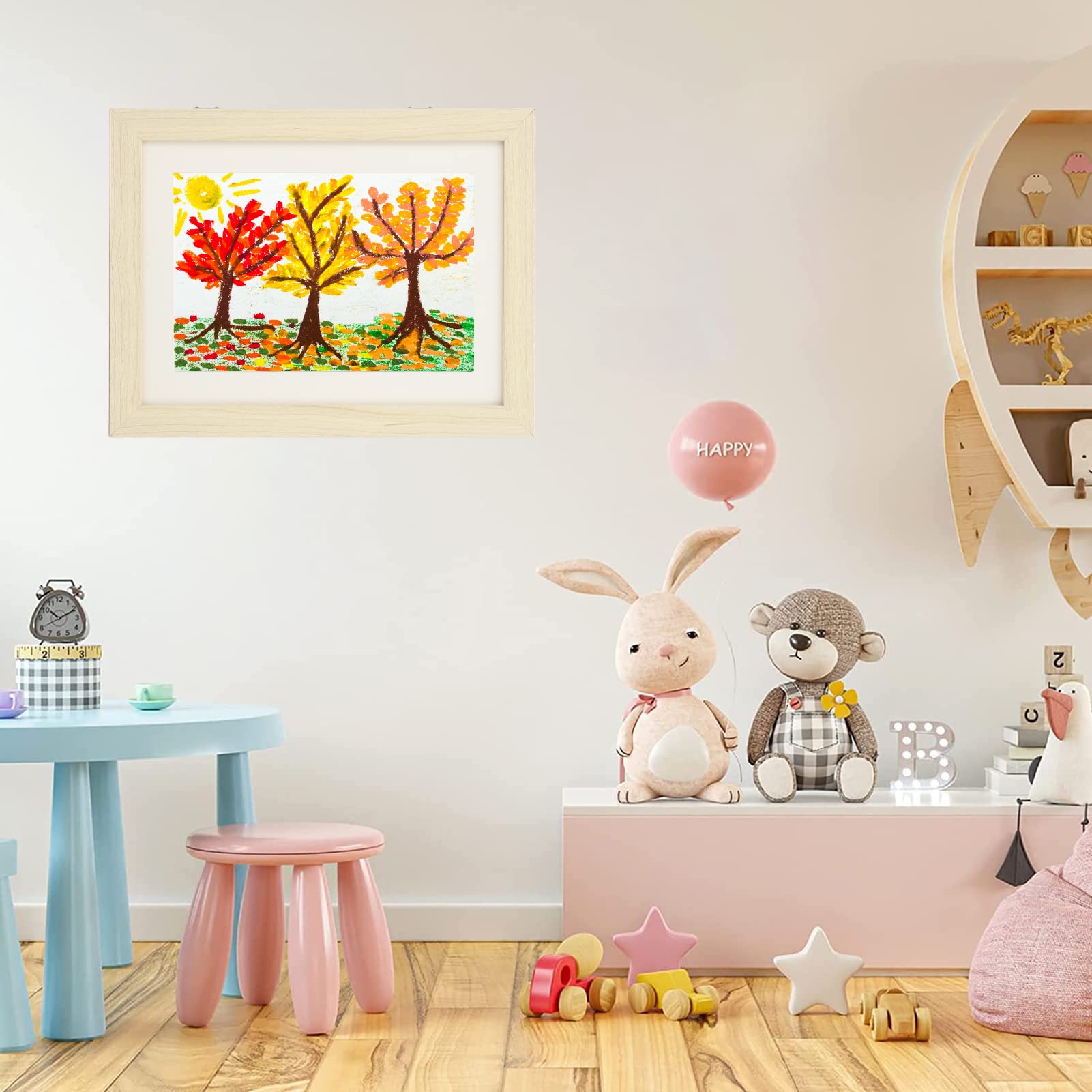 Amazon.co.jp: アートワークフレーム キッズアートフレーム 前開き A4